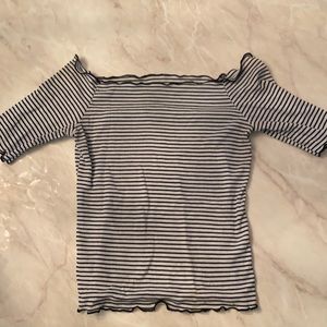 Off the shoulder crop top